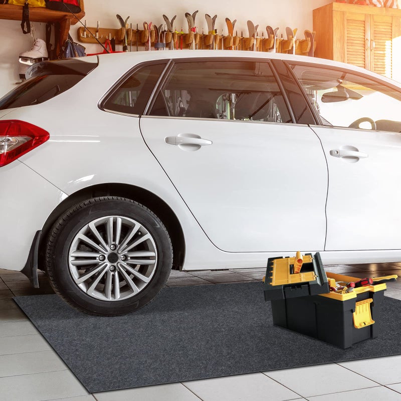 TREETONE Oil Spill Mat  3 x 6 Ft  Premium Absorbent Oil Pad. Contains Liquids  Protects Garage Floor from Spills  Drips  Splashes and Stains. Washable  Reusable  Waterproof Rubber Parking Mats - Image 3